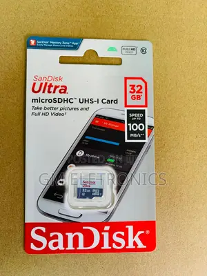 Sandisk Ultra Micro Sd Memory Card 32gb 100mb/S