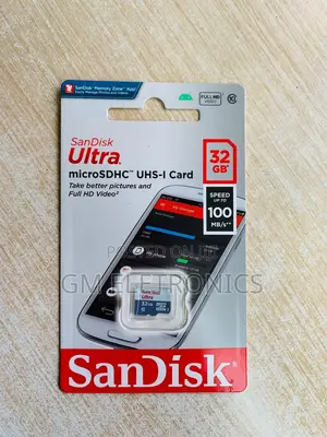 Sandisk Ultra Micro Sd Memory Card 32gb 100mb/S