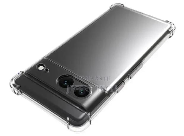 Gel Case With Bumper Edges for Google Pixel 8 - Clear - thumbnail 3