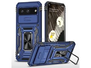 Military Case With Camera Cover for Google Pixel 8 - Dark Bl - thumbnail 2