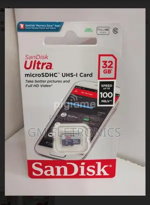 New Sandisk Ultra Micro Sd Memory Card 32gb 100mb/S A1 C10.
