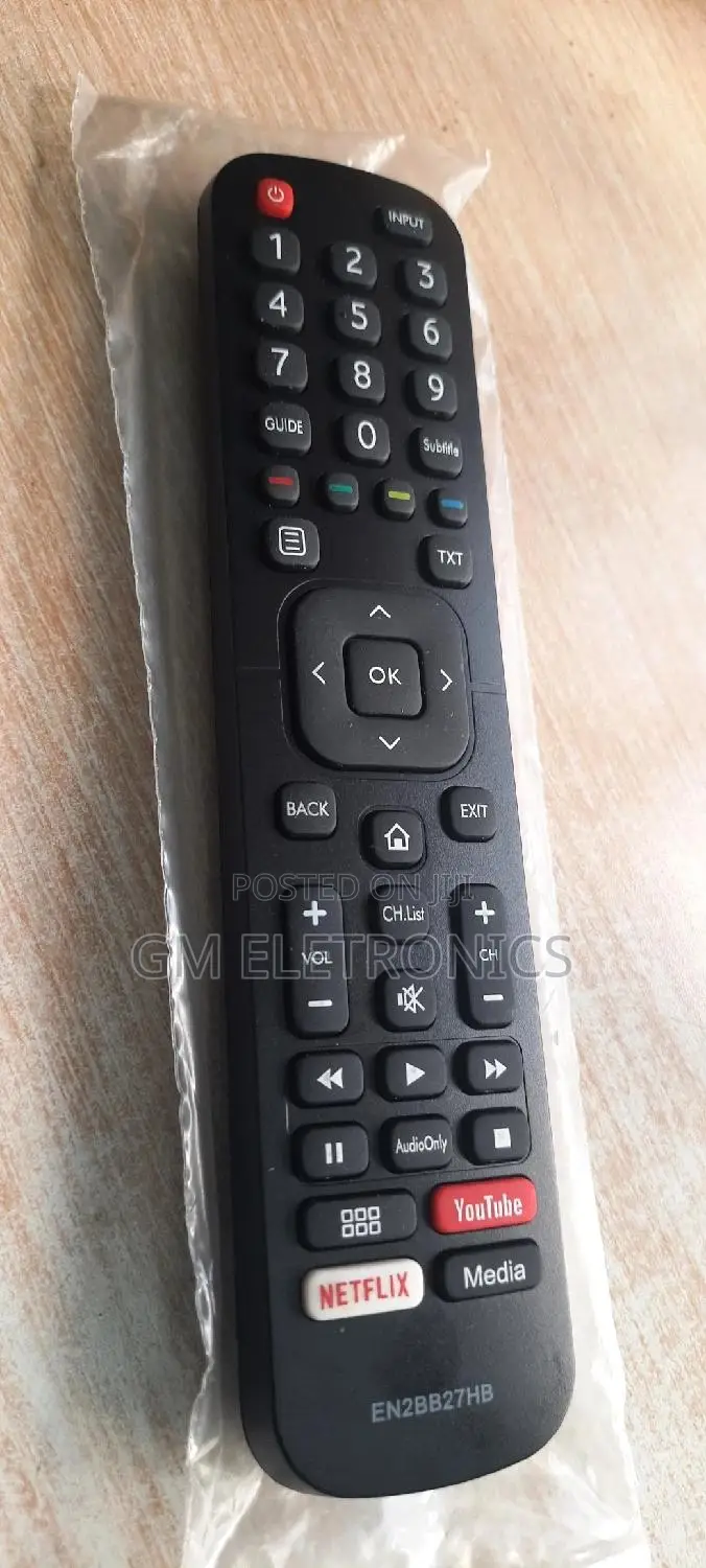 Hisense Remote Control:EN2BB27H / EN2BB27HB for Smart Tvs.