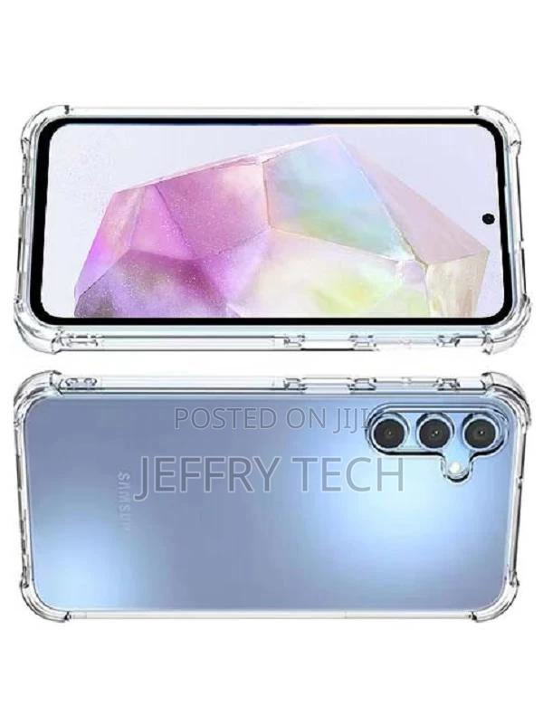 Gel Case With Bumper Edges for Samsung Galaxy A35 - Clear - thumbnail 2