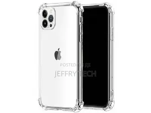 Gel Case With Bumper Edges for iPhone 15 Pro Max - Clear