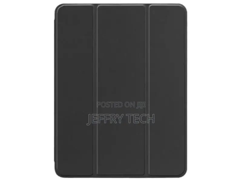 Leather Flip Case With Pen Holder for iPad 6th/5th Gen - Bla