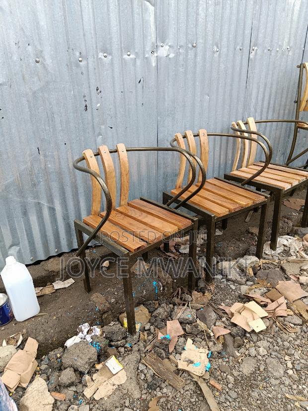 Restaurant Powder Coated Wooden Chairs. - thumbnail 3