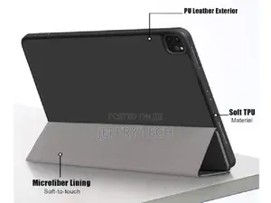 Synthetic Leather Flip Case With Stand for iPad Pro 12.9 5th