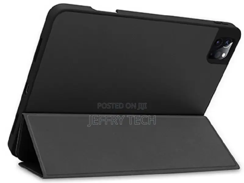 Leather Flip Case With Stand for iPad Pro 11 (2020) - Black