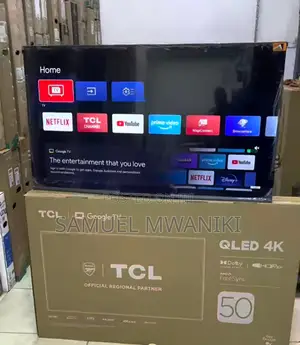 TCL 50′′ C655 Qled Pro Smart Uhd Google Tv – New Model
