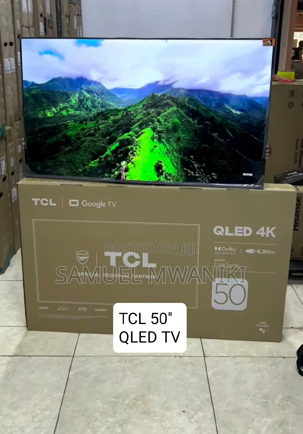 TCL 50′′ C655 Qled Pro Smart Uhd Google Tv – New Model