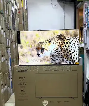 Vision Plus 55"Inches Smart Uhd Tv Bluetooth and Chromecast