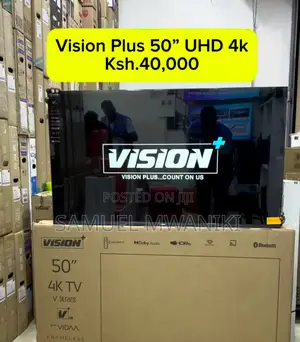 Vision Plus 50" Smart Uhd Tv Has Bluetooth and Chromecast