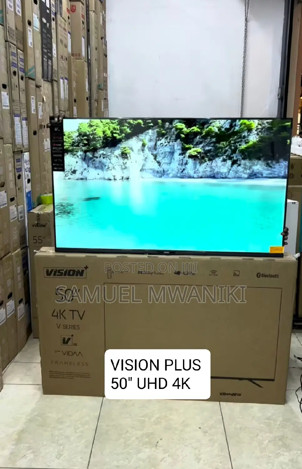 Vision Plus 50" Smart Uhd Tv Has Bluetooth and Chromecast