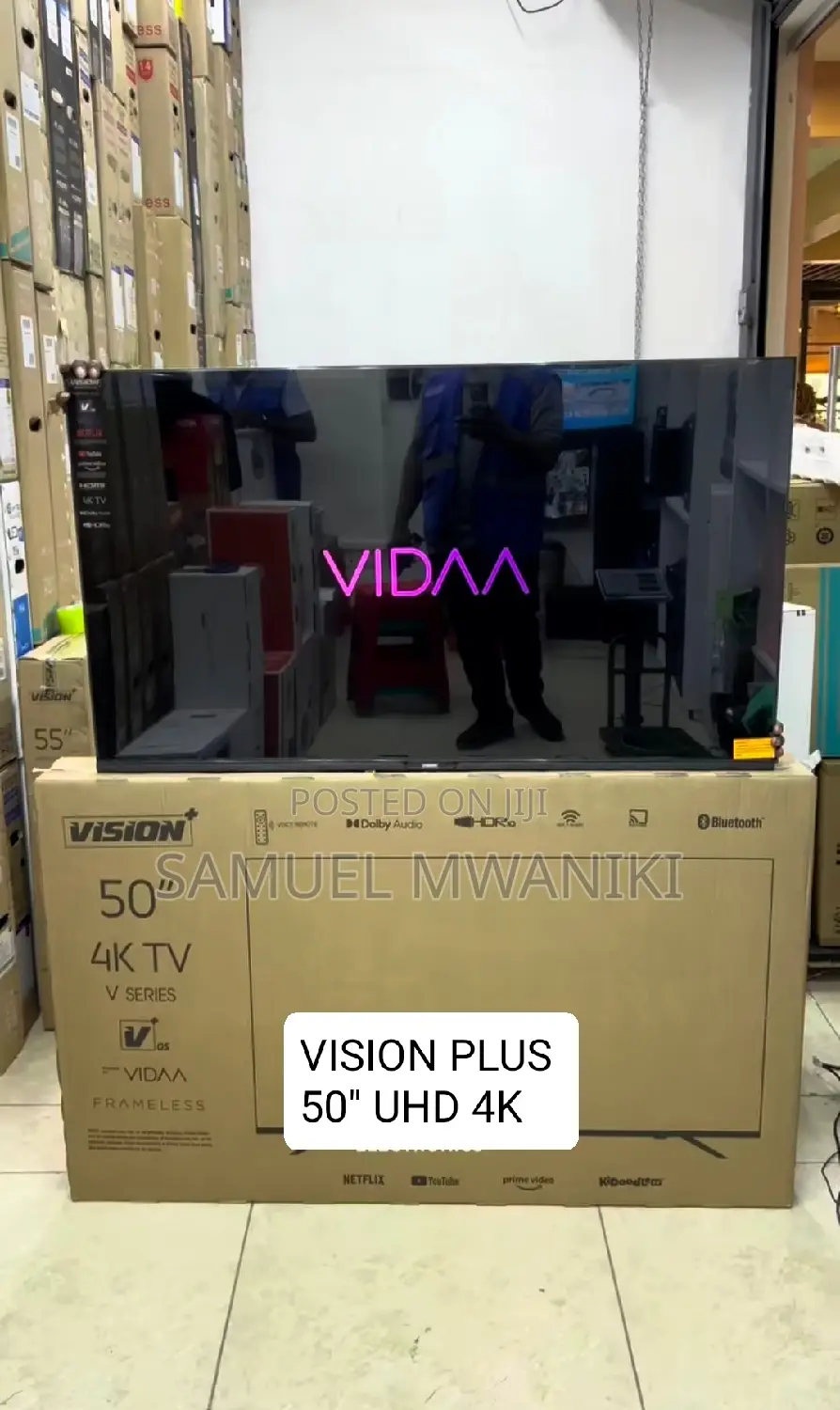 Vision Plus 50" Smart Uhd Tv Has Bluetooth and Chromecast