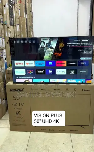 Vision Plus 50" Smart Uhd Tv Has Bluetooth and Chromecast