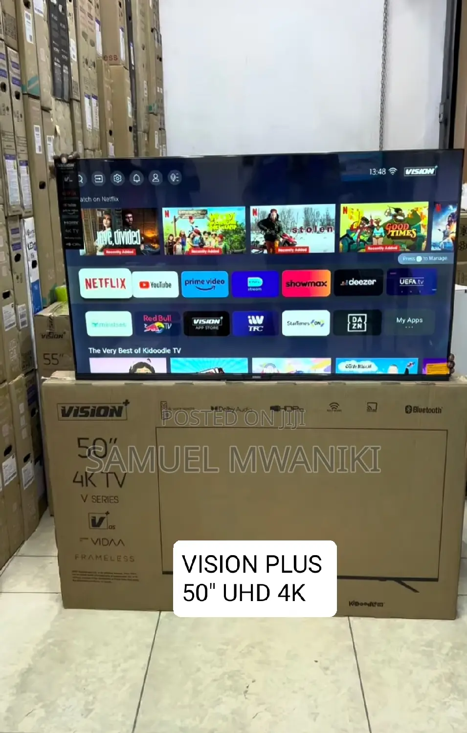 Vision Plus 50" Smart Uhd Tv Has Bluetooth and Chromecast