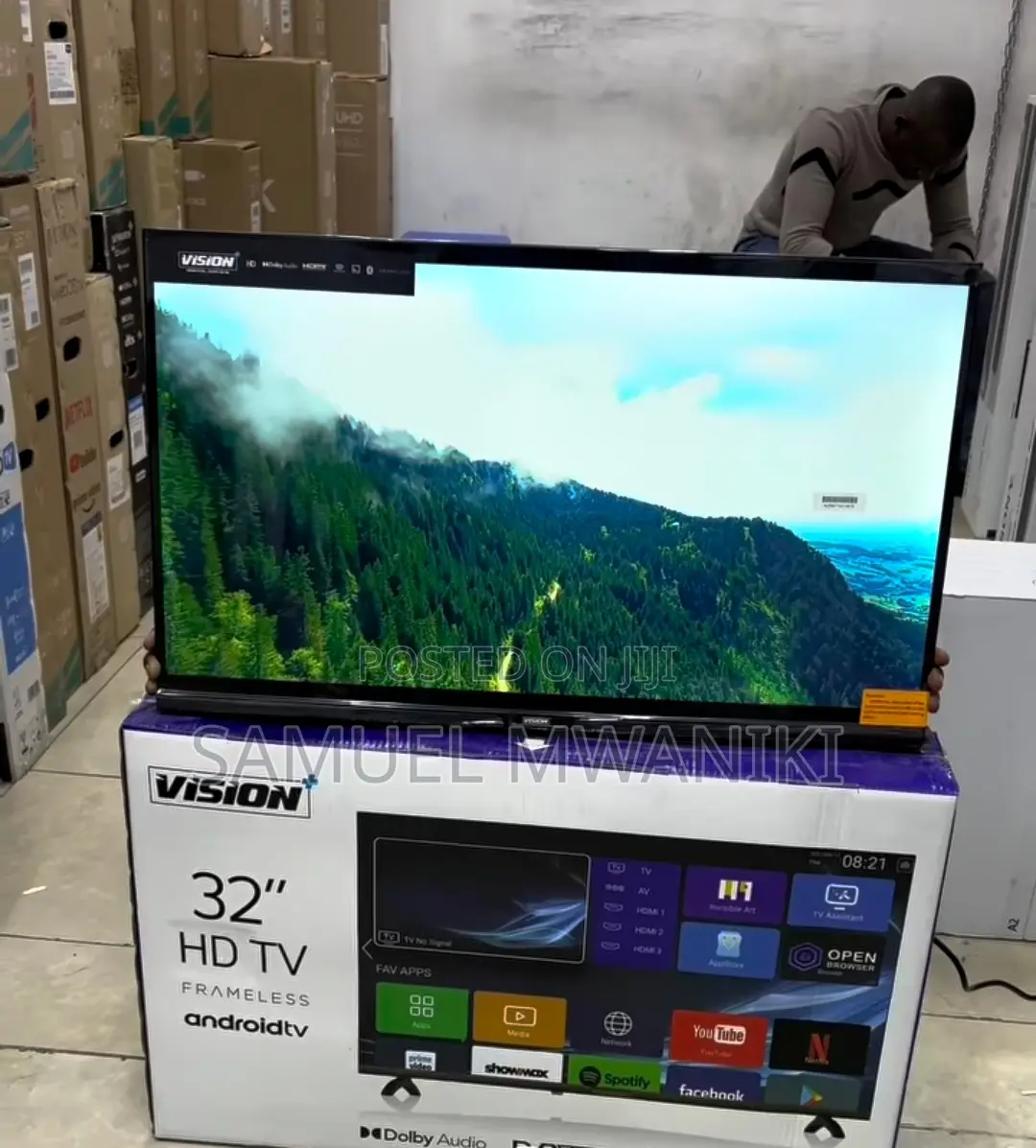 Vision Plus 32′′ Smart Android Tv Bluetooth Netflix, Youtube