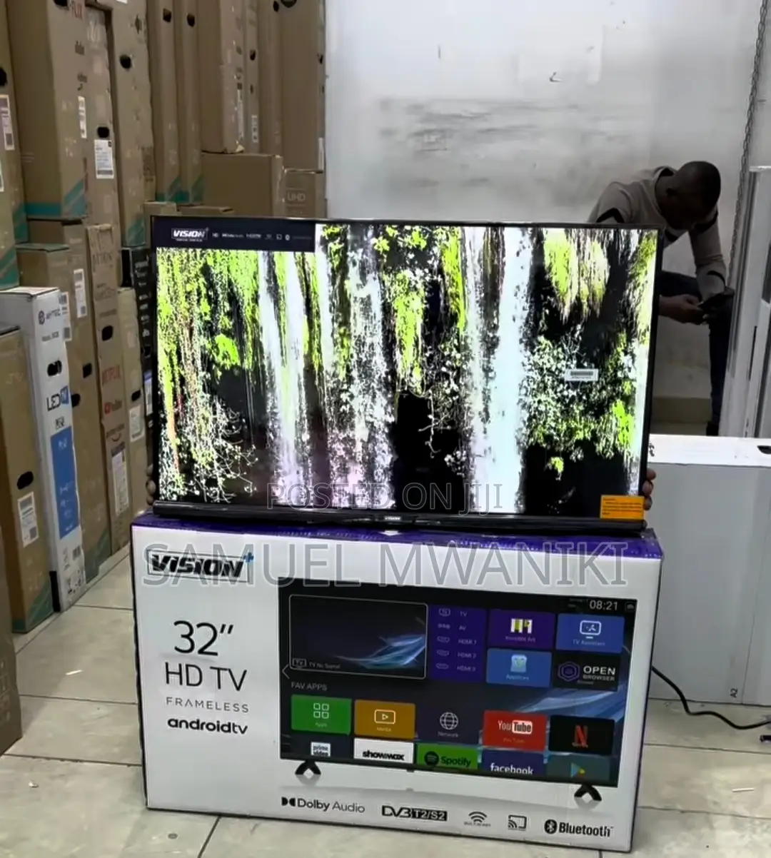 Vision Plus 32′′ Smart Android Tv Bluetooth Netflix, Youtube