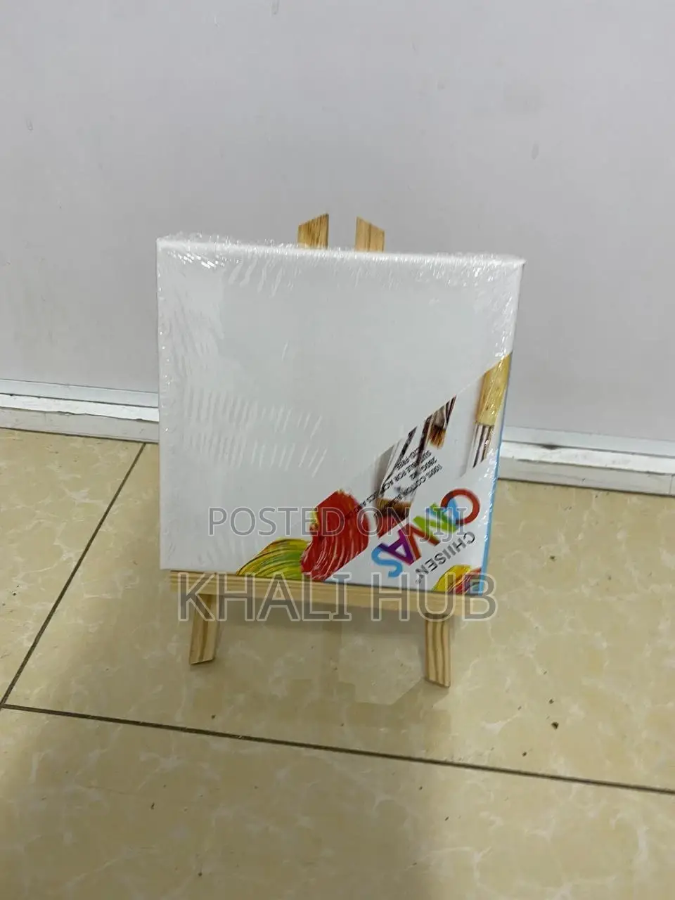 Artists Canvas With Easel Artistic Canvas With Easel 20x20cm
