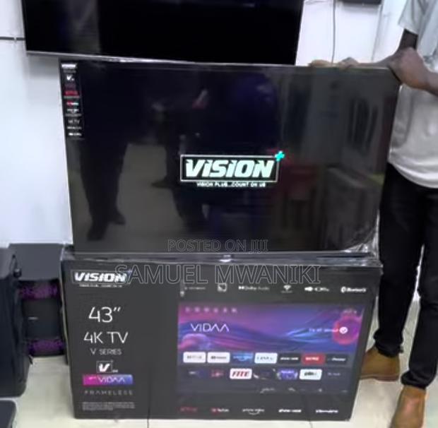 Vision Plus 43" UHD Smart TV Frameless Free Wall Bracket - thumbnail 6