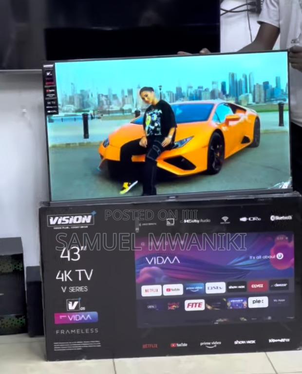 Vision Plus 43" UHD Smart TV Frameless Free Wall Bracket - thumbnail 9