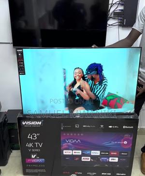 Vision Plus 43" UHD Smart TV Frameless Free Wall Bracket - thumbnail 2