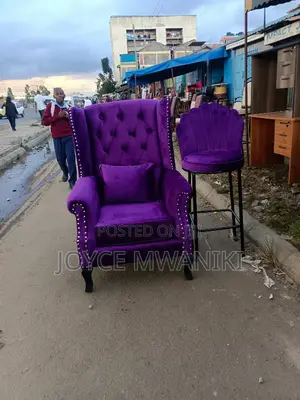 Pedicure Seat and a Counter Reception Stool.