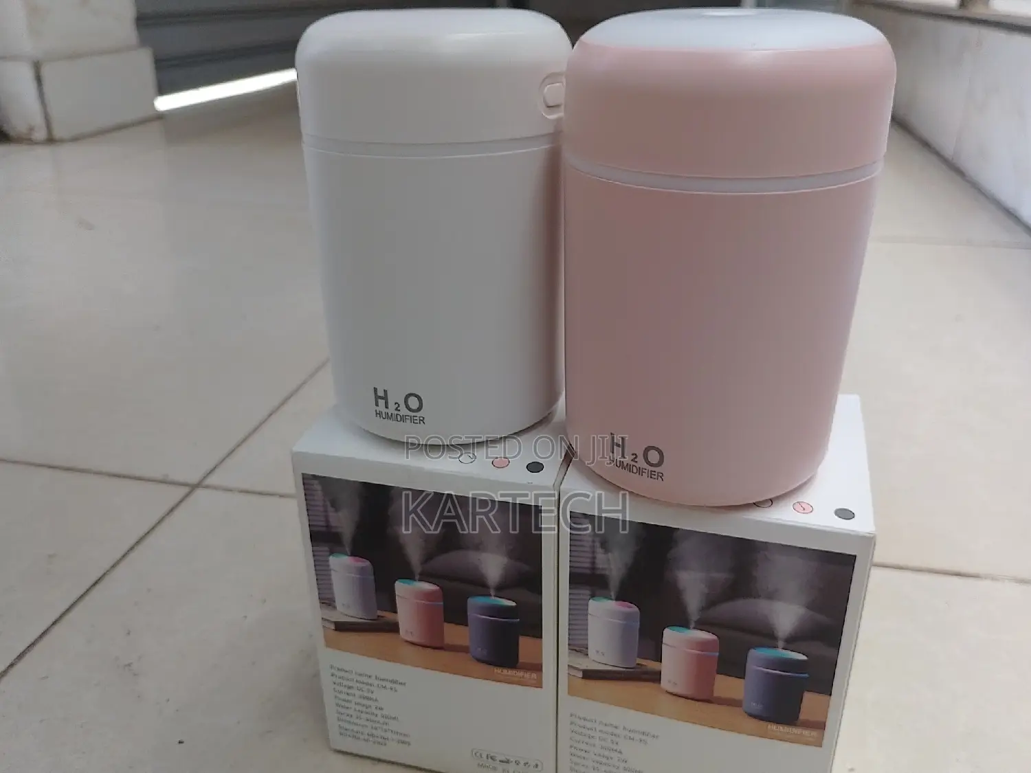 Ultrasonic USB Humidifier With Colorful Lights