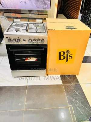 BJS 3g+1e 60x60cm Standing Cooker Turbo Fan Electric Oven