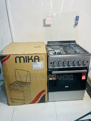 Mika 60by60 Cooker 3 Gas + 1 Electric Plate + Electric Oven