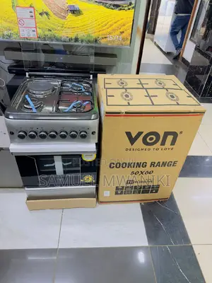 Von Hotpoint 50 by 60 3G+1E Cooker With Electric Oven