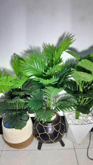 Palm Tree Artificial Plus Calabash With Pebble Stones - thumbnail 2