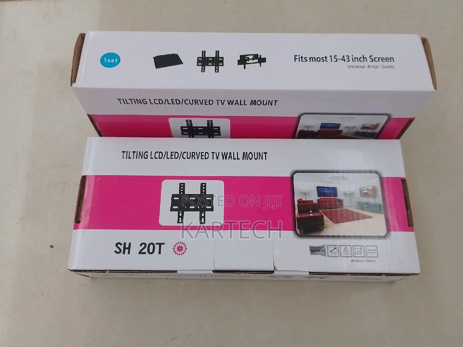 Brand New 15"-43" TV Wall Mount SH 20T