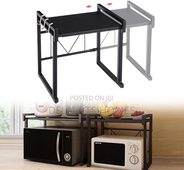 Extending Over the Microwave Metallic Rack