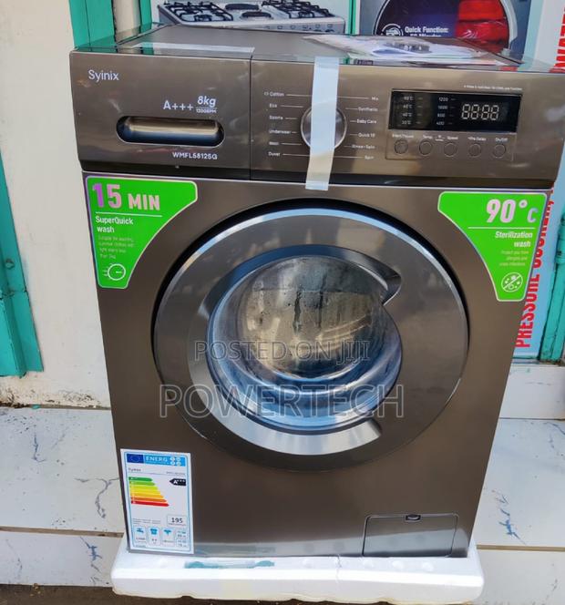 ,Synix 8kgs Full Automatic Front Load Washing Machine - main view