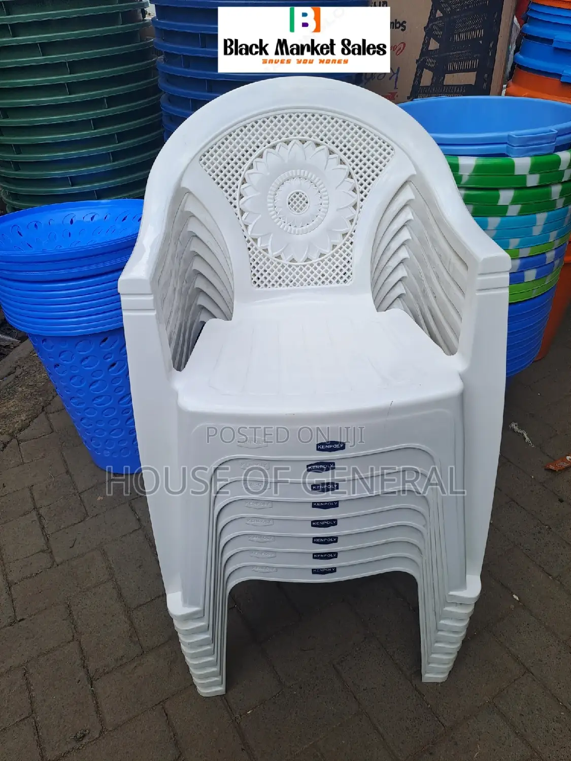 Heavy Duty Kenpoly Plastic Chairs
