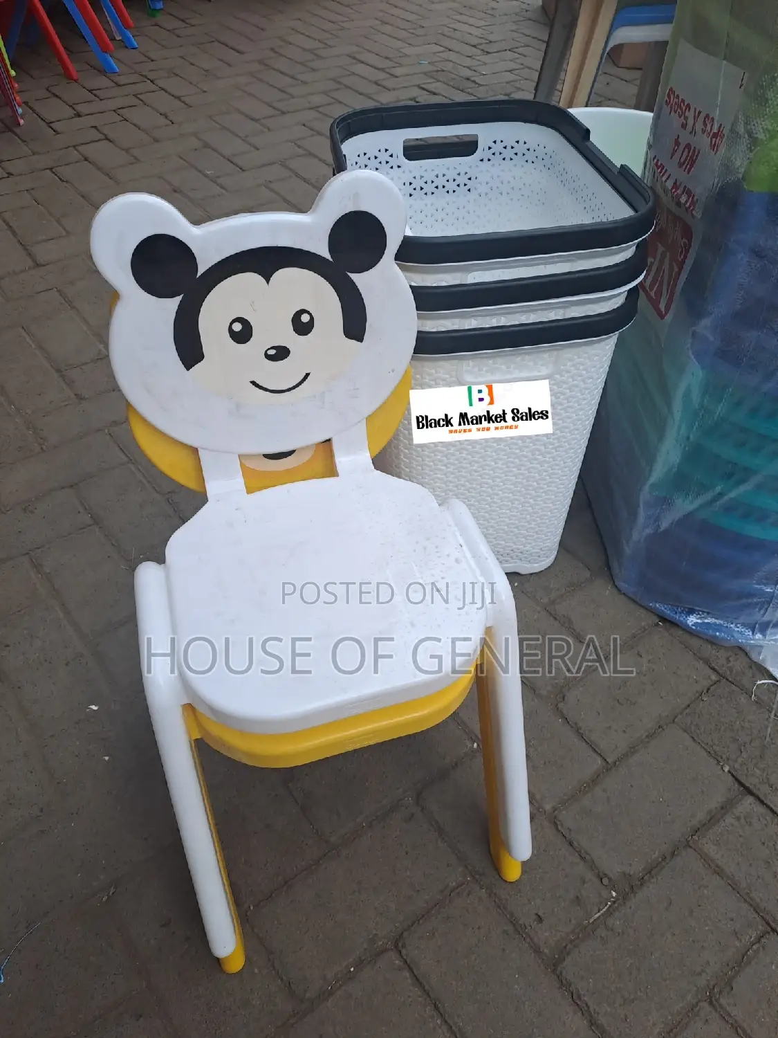 Strong and Stable Kids Plastic Chair
