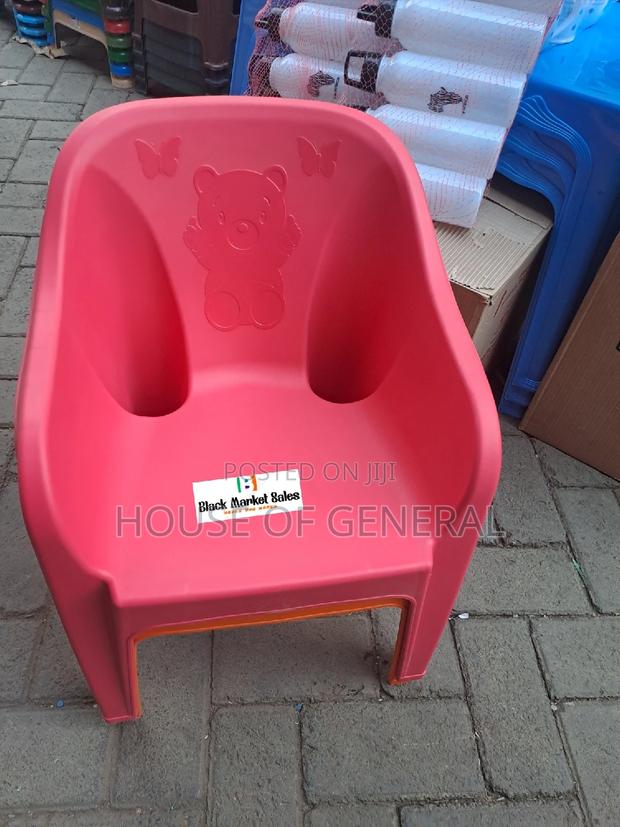 Pink Skyplast Kindergarten Plastic Chair - main view