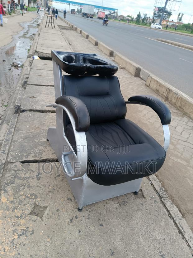 Salon Sink, Black and Silver  - main view