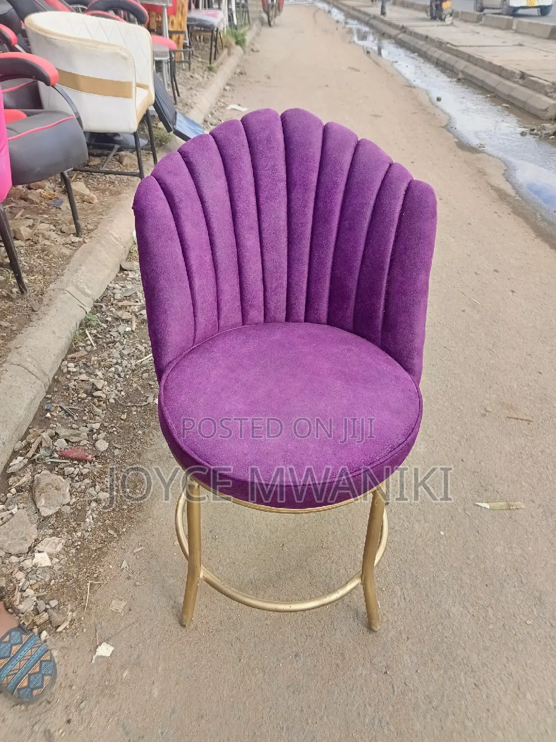 Manicure Flower Seat Light Purple 