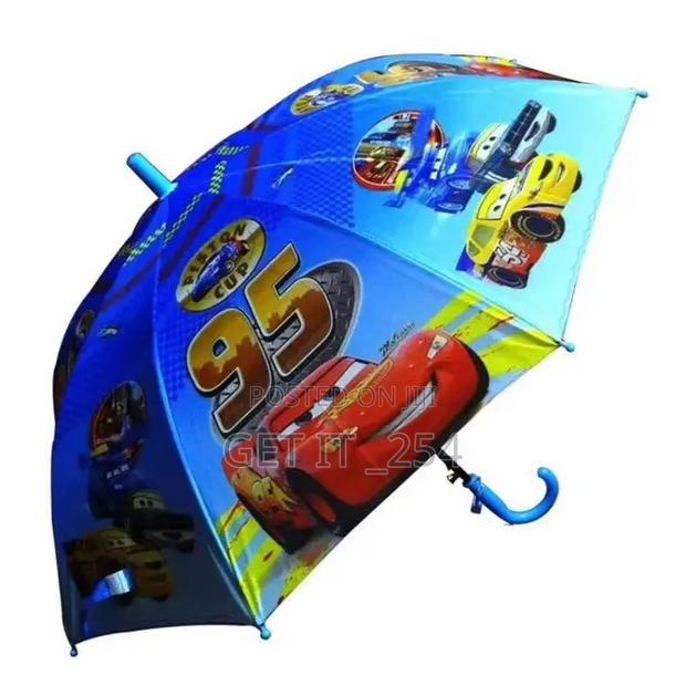 Kids Cartoon Themed Umbrella - main view