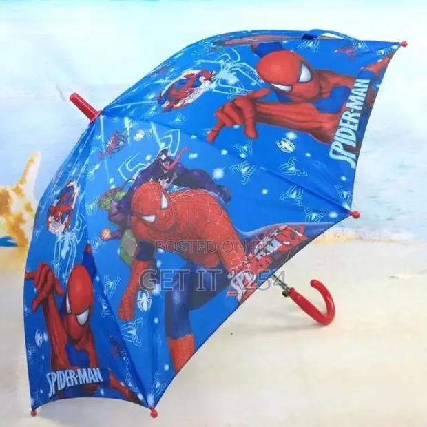 Kids Cartoon Themed Umbrella - thumbnail 2