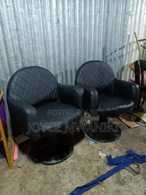 Salon Chairs, Black 