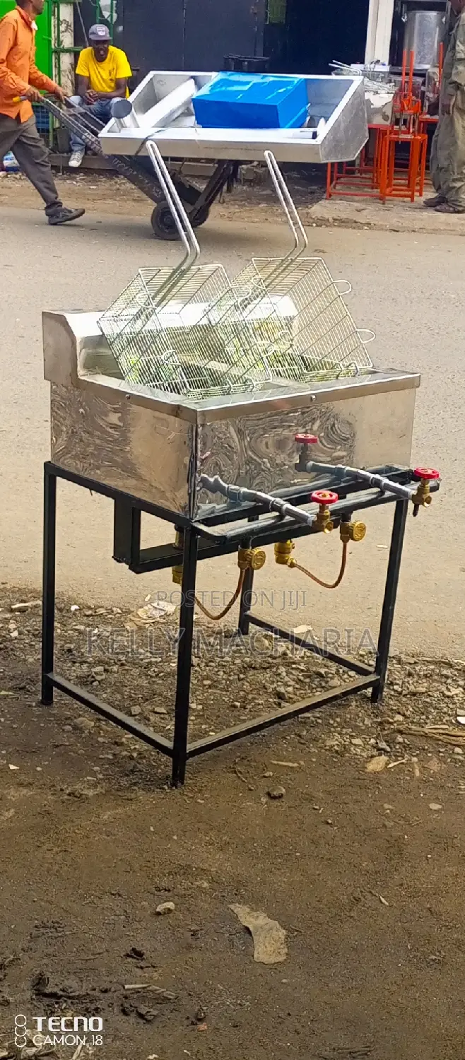 Commercial Double Gas Snacks Fryers