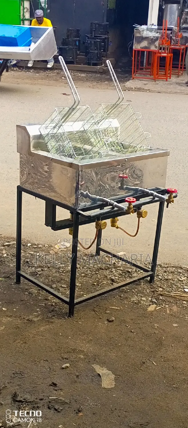 Commercial Double Gas Snacks Fryers