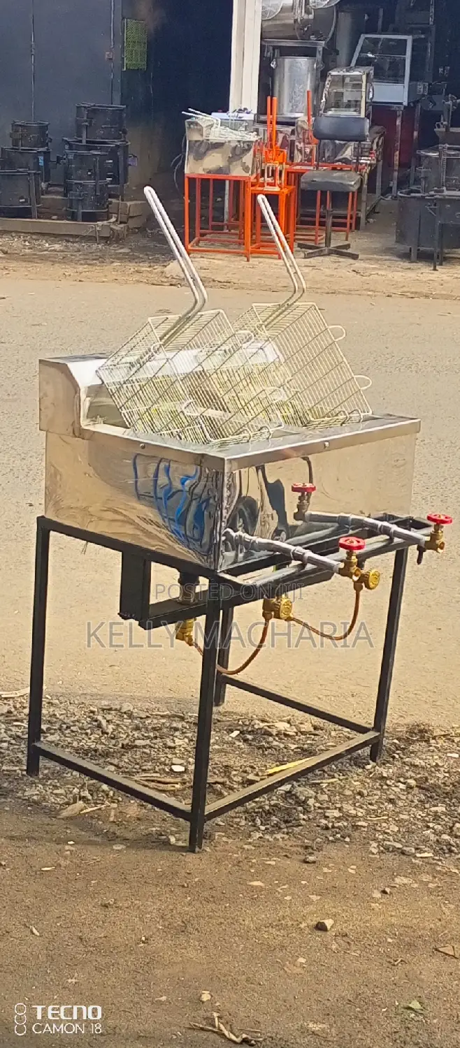 Commercial Double Gas Snacks Fryers