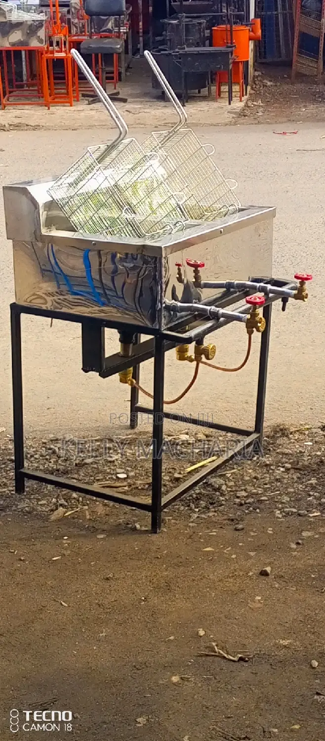 Commercial Double Gas Snacks Fryers