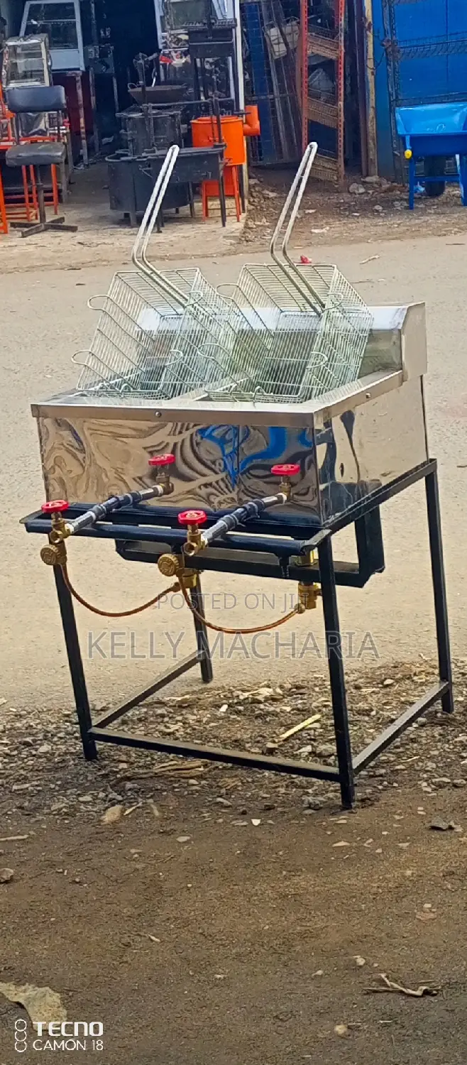 Commercial Double Gas Snacks Fryers
