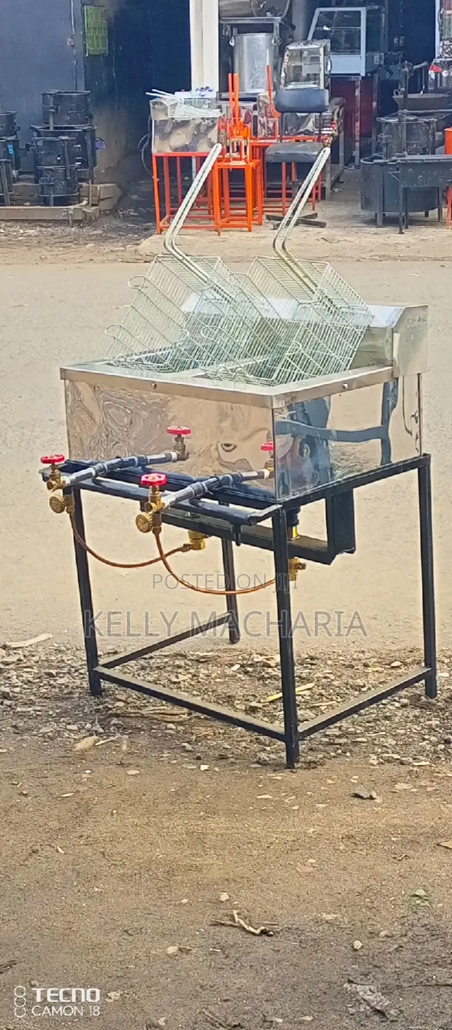 Commercial Double Gas Snacks Fryers