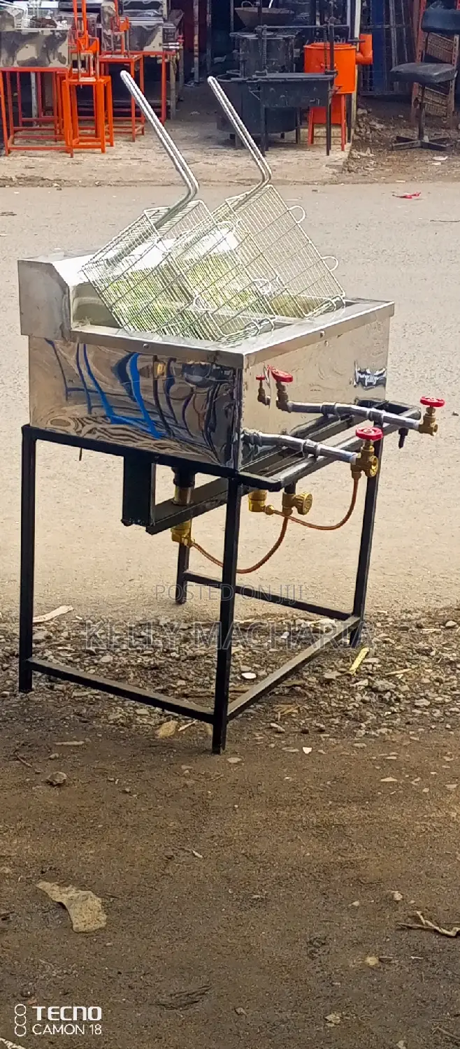 Commercial Double Gas Snacks Fryers